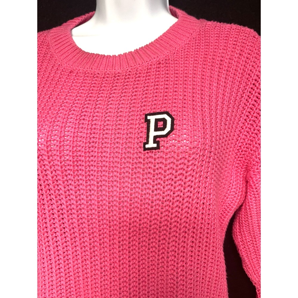 Y2K Preppy Love Pink Forenza XS Pink 100% Cotton Coquette Streetwear